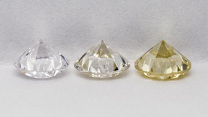 Diamond Examples on the GIA Color Scale 