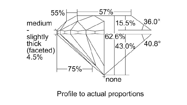 Profile to actual proportions 2