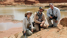 GIA team at Montepuez ruby deposit