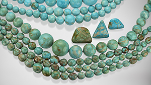 Recent production of turquoise from Polk County, Arkansas