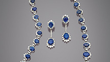 Suite containing over 36 carats of Yogo sapphire